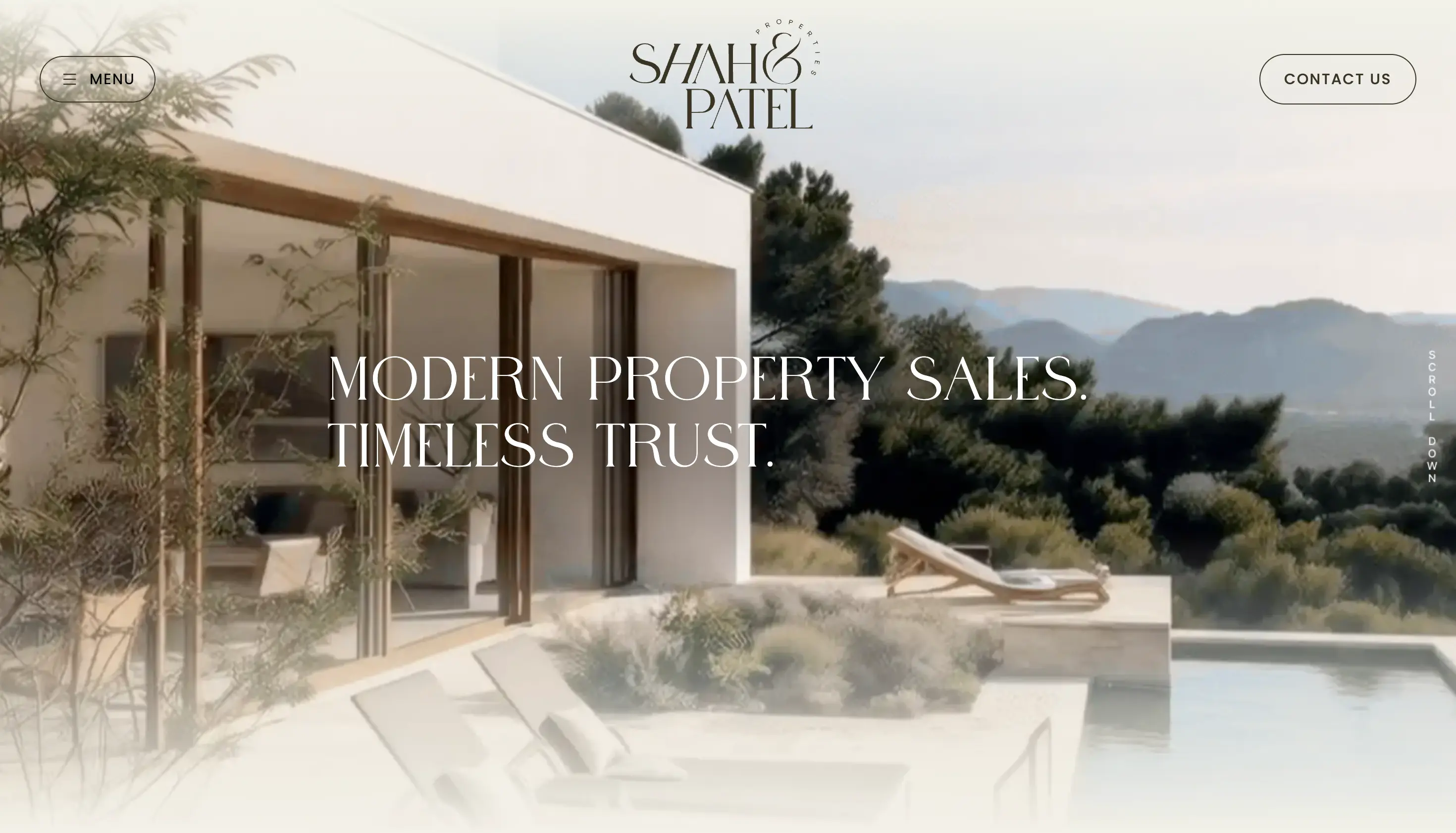 Shah & Patel Properties website homepage